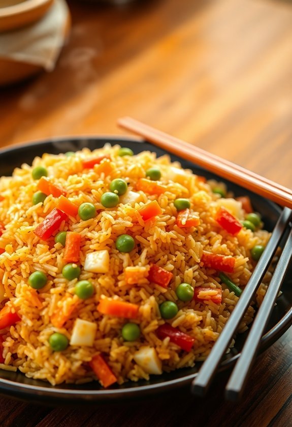 quick asian style fried rice