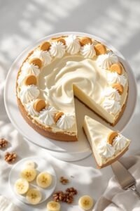 banana cream cheesecake recipe