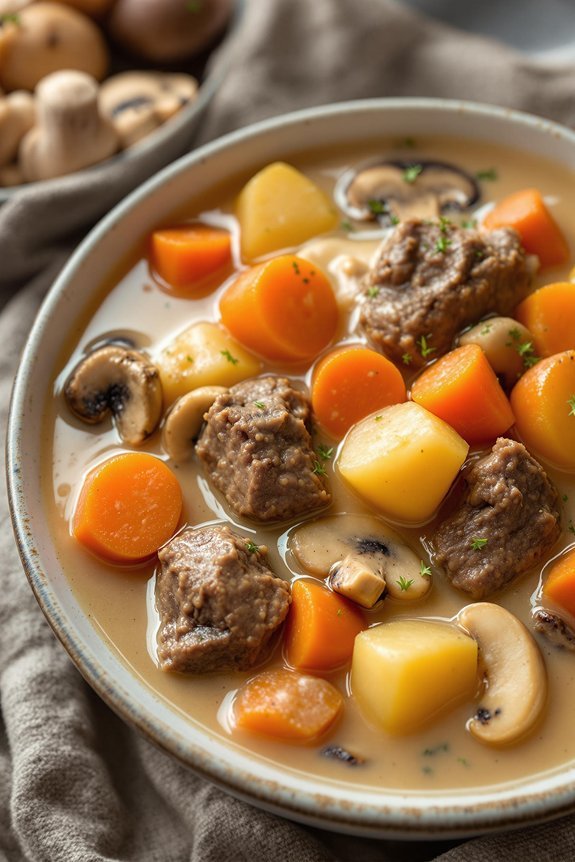 hearty slow cooked beef stew