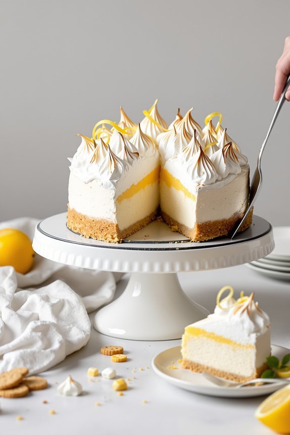 lemon meringue cheesecake recipe