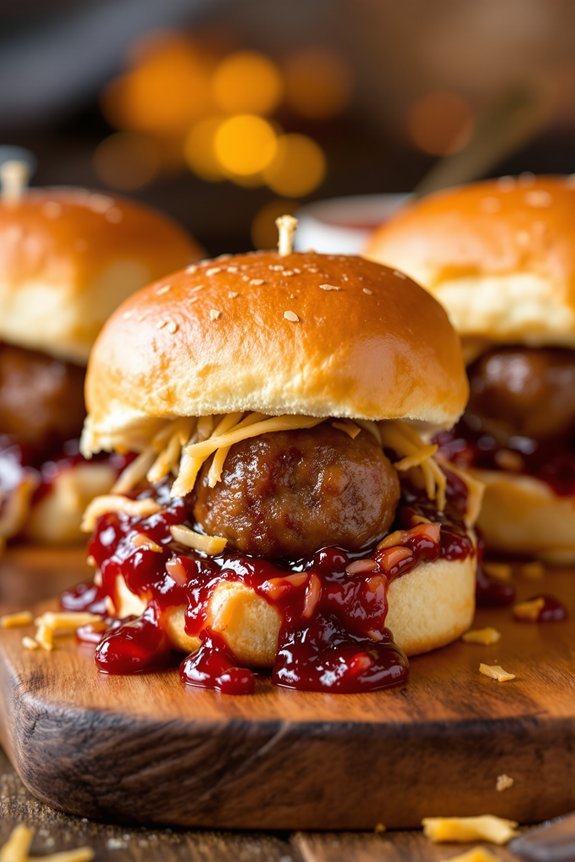 meatballs in tangy sauce