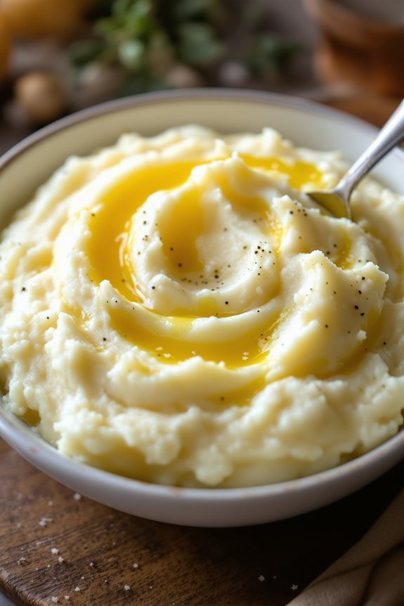fluffy homemade mashed potatoes