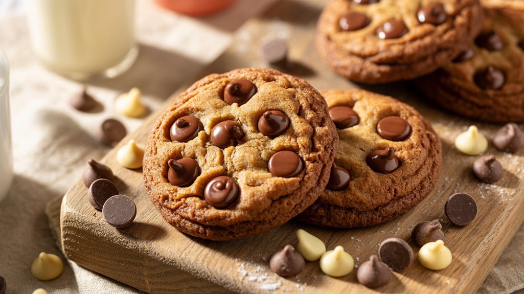 fluffy dual fat chocolate cookies